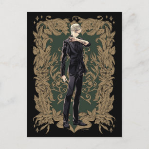 Cartão Postal Quadro de Ornamentado Anime Draco Malfoy