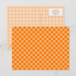 Cartão Postal Quadro de Verificação Clássico de Combinação Laran
