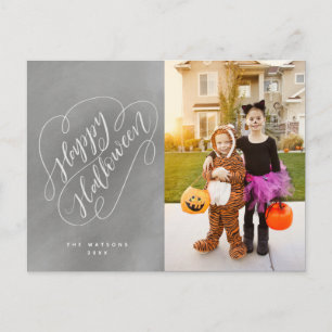 Cartão Postal Quadro Fotográfico de Halloween