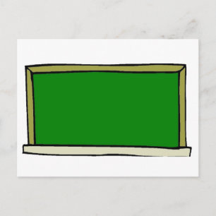 Cartão Postal Quadro negro