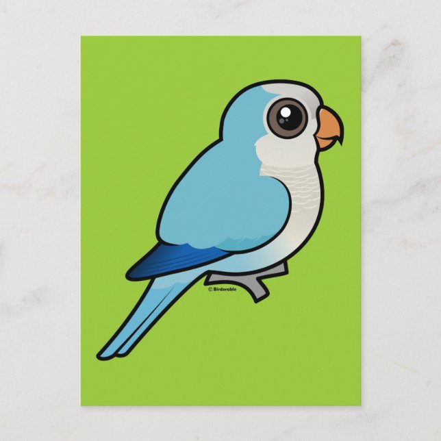 Cartão Postal Quaker Azul (Frente)