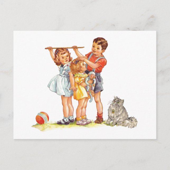 Cartão Postal "Qual É A Sua Altura?" (Frente)