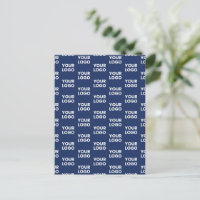 Qualquer imagem ou logotipo de negócios Azul-marin