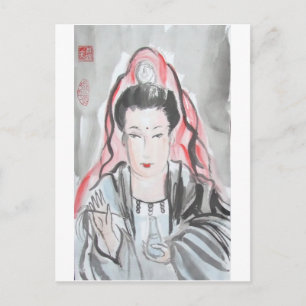 Cartão Postal Quan Yin Deusa da Compaixão