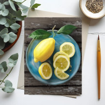 Quando a vida te dá limões | Watercolor Lemon Bowl