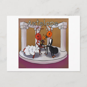 Cartão Postal Quando as formigas Elope Rick Londres Engraçado