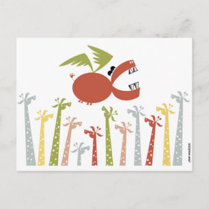 Cartão Postal Quando Hippos Fly