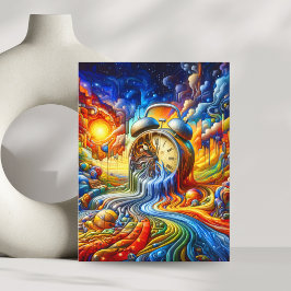 Cartão Postal Quando o tempo se derrete