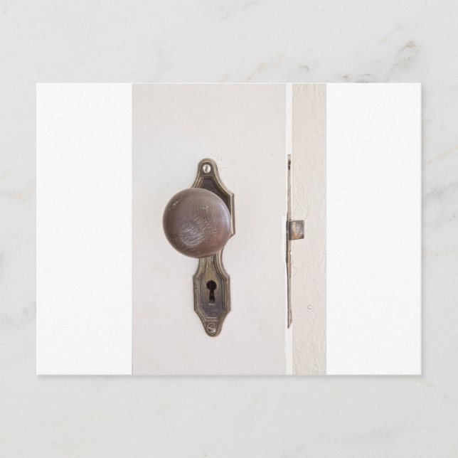 Cartão Postal Quando Uma Porta Fecha Outra Abre (Frente)