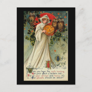 Cartão Postal Quando você ouve a coruja se prostituindo