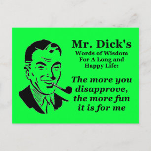 Cartão Postal Quanto mais você desaprova