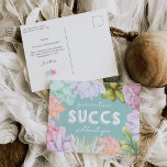 Cartão Postal Quarentena Sucedida Sem Você | Engraçado Sentir Su<br><div class="desc">Distanciamento social te fez descer? Envie saudações animadas a um amigo, parente ou amado com este cartão postal bonito e humorístico. A frente apresenta plantas pastel aquáticas suculentas em torno das palavras "quarentena sucume sem você." Personalize a parte de trás deste cartão postal engraçado "que não está com você" com...</div>