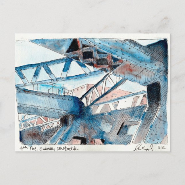 Cartão Postal Quarta Construção Ave (Frente)