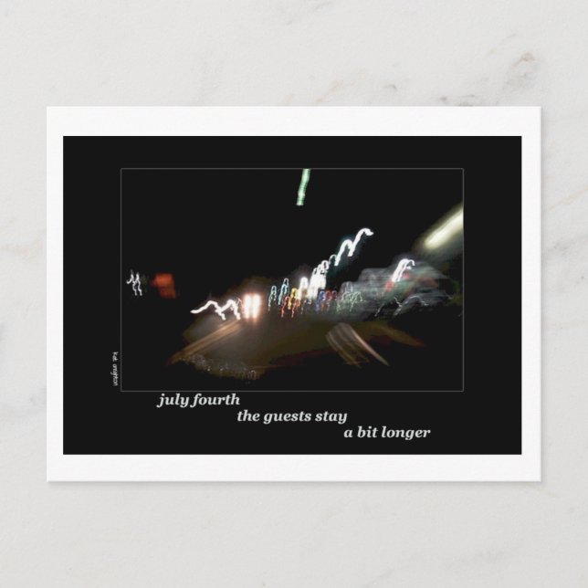 Cartão Postal Quarta de julho (Frente)