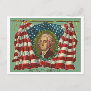 Cartão Postal Quarta Saudações de julho - Washington