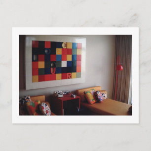 Cartão Postal Quarto do Hotel Mod 1968