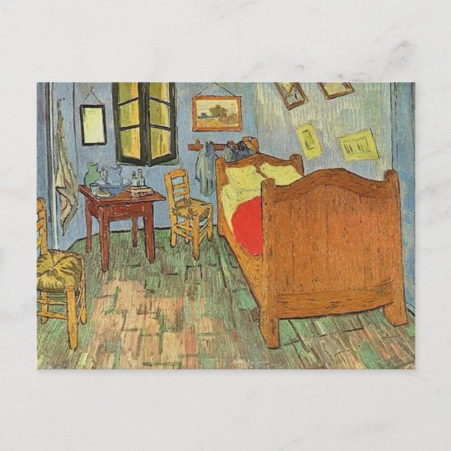 Cartão Postal Quarto em Arles Vincent van Gogh (Frente)