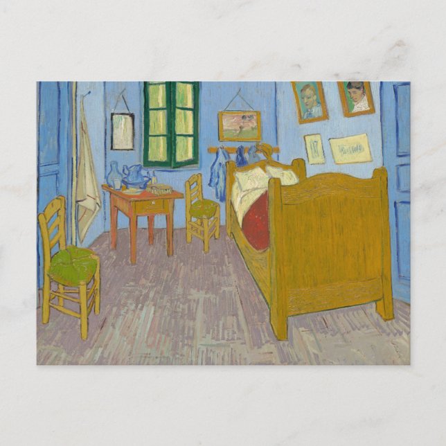 Cartão Postal Quarto em Arles, Vincent Van Gogh (Frente)