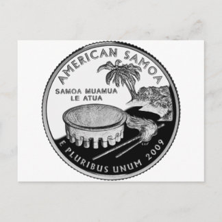 Cartão Postal Quarto estado de Samoa Americana
