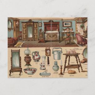 Cartão Postal Quarto Vitoriano