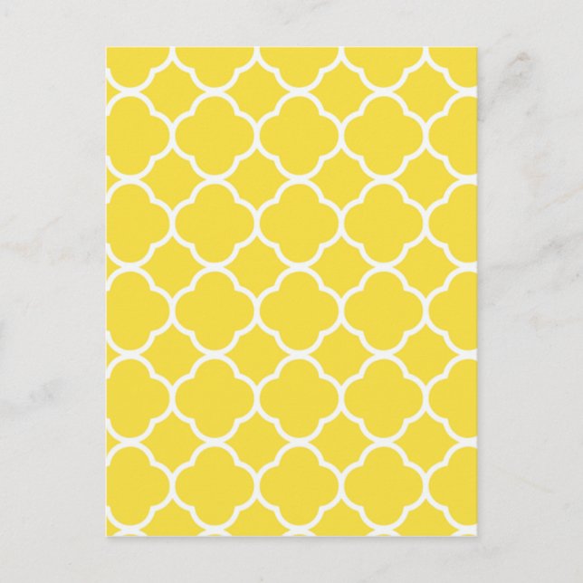 Cartão Postal Quatrefoil primavera (Frente)