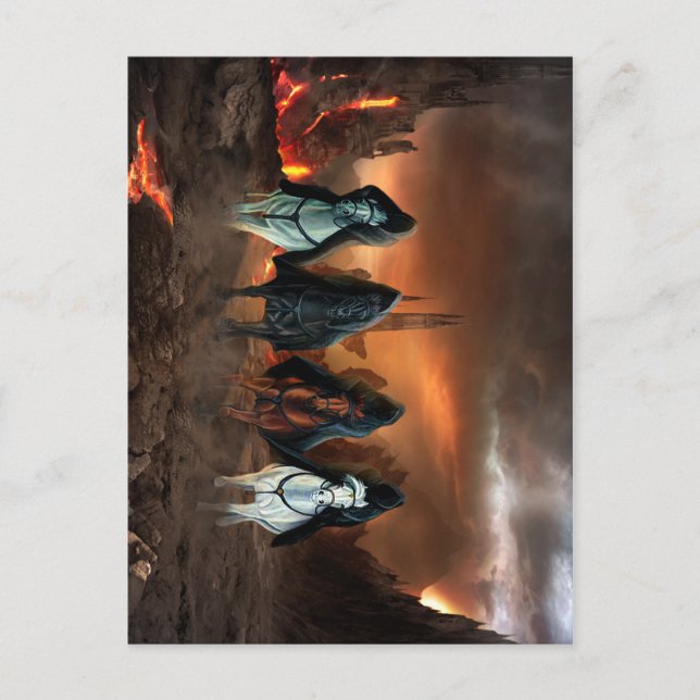 Cartão Postal Quatro Cavalos Do Apocalipse (Frente)