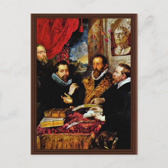 Cartão Postal Quatro Cenas de Filósofos da Esquerda: Seu Irmão (Frente)