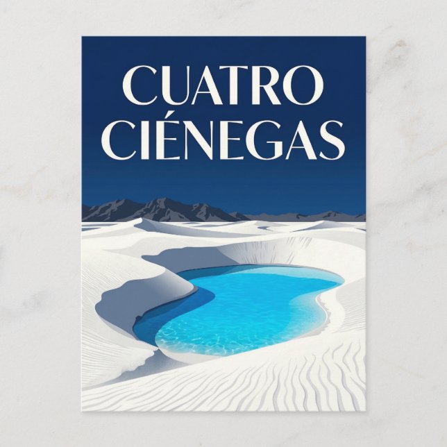 Cartão Postal Quatro Ciénagas (Frente)