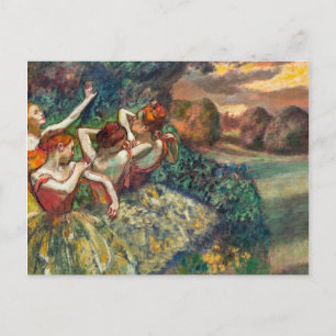 Cartão Postal Quatro Dançarinas Edgar Degas