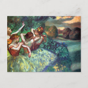Cartão Postal Quatro Dançarinos de Degas