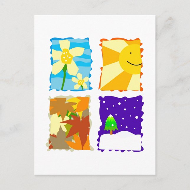 Cartão Postal Quatro estações (Frente)