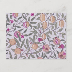 Cartão Postal Quatro Frutas, William Morris