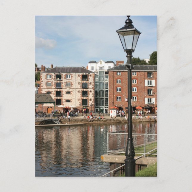 Cartão Postal Quay, Exeter, Devon, Reino Unido (Frente)