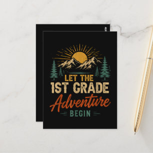 Cartão Postal Que Comece a Aventura da 1ª Série