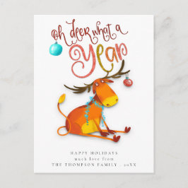 Cartão Postal Que Feriado Divertido De Um Ano