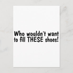 Cartão Postal Que Não Queriam Preencher Estes Calçados