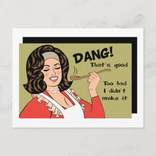 Cartão Postal Que pena que eu não fiz isso eu mesma