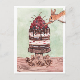 Cartão Postal Que seu feriado seja Cherry & Bright