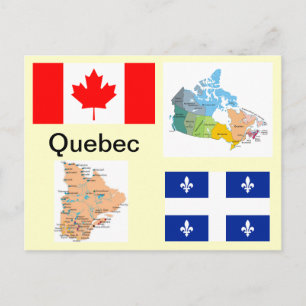 Cartão Postal Quebec Canadá