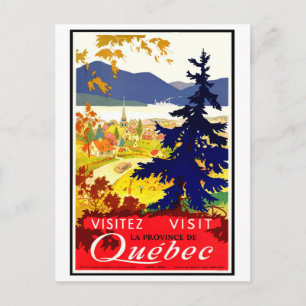 Cartão Postal Quebeque, paisagem, Canadá, natureza, viagens vin