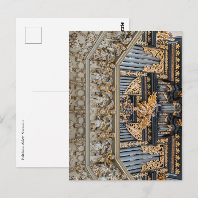 Cartão Postal quebra-cabeça da Abadia de Kaisheim (Frente/Verso)