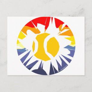 Cartão Postal Quebra de tênis