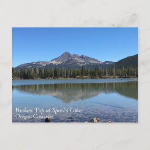 Cartão Postal Quebrado em Sparks Lake, OR