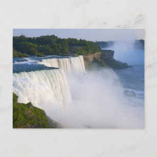 Cartão Postal Queda americana no Parque Estadual de Niagara Fall