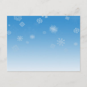 Cartão Postal Queda de neve
