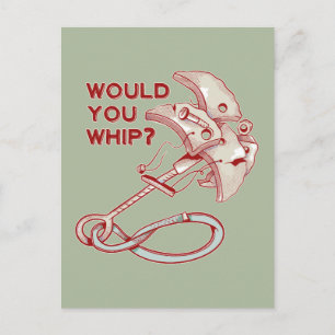 CARTÃO POSTAL QUEDA DE WHIPPER DE LIMPEZA TRAD