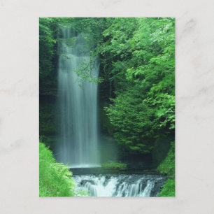 Cartão Postal Quedas De Água Em Zion