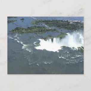Cartão Postal Quedas de Iguazu - Vista aérea