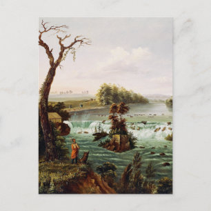 Cartão Postal Quedas de Saint Anthony por Henry Lewis