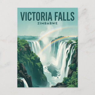 Cartão Postal Quedas de Vitória, Quedas de Vitória, Matabeleland